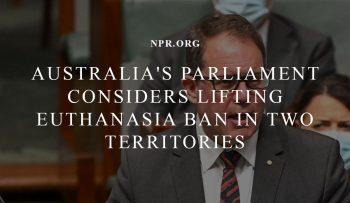 Australia's Parliament considers lifting euthanasia ban in two territories